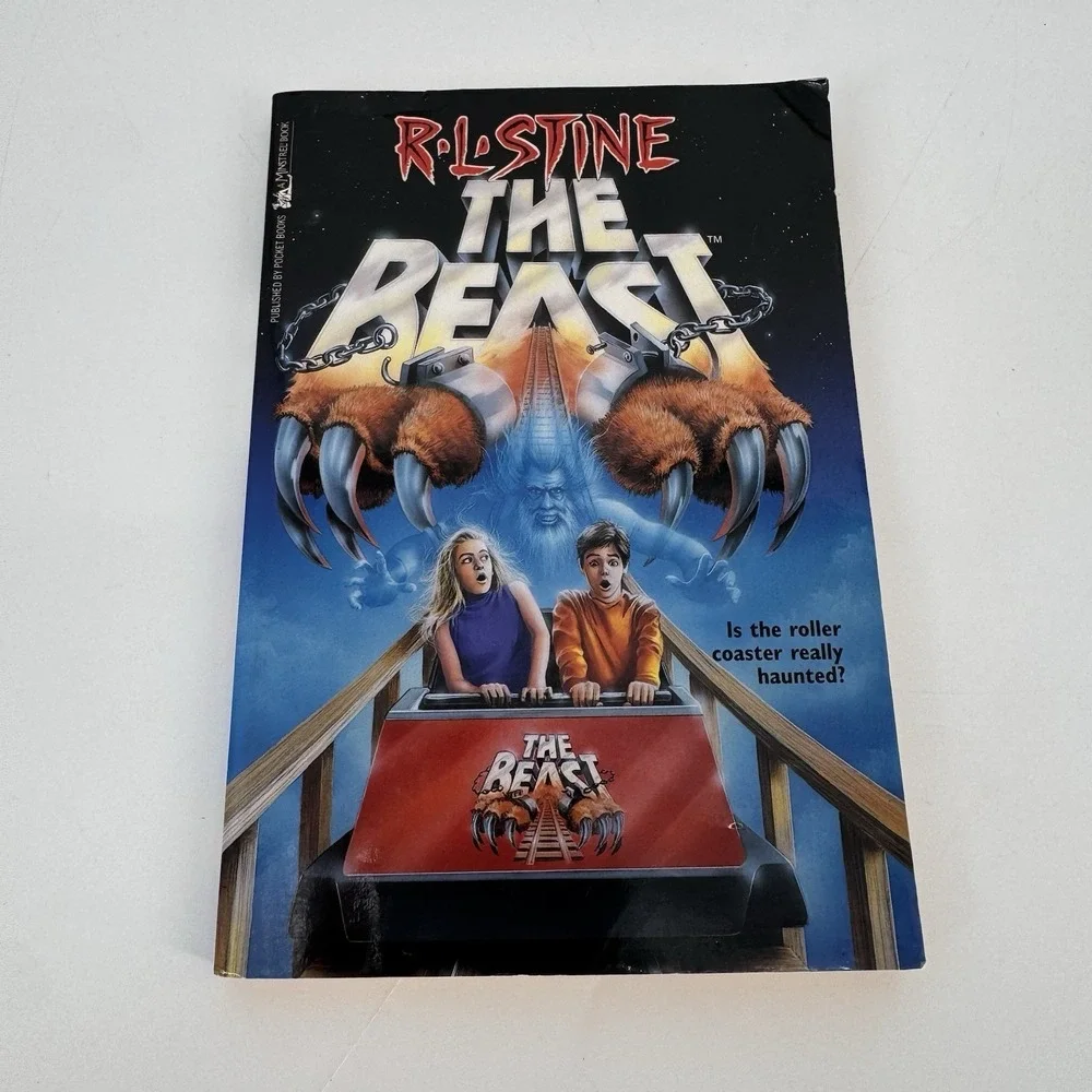 R.L. Stine The Beast‎ Paperback Book Young Adult Horror 1994 First Edition